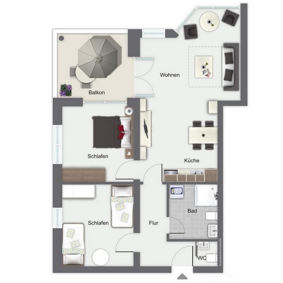 Duenenblick Wohnung 44 Boltenhagen  Luaran gambar